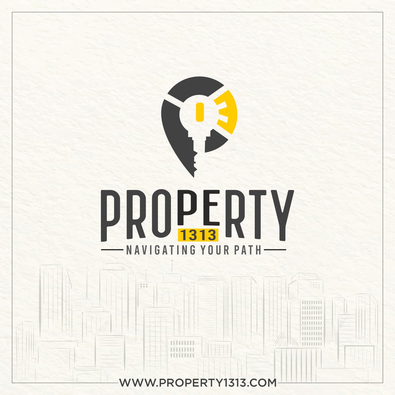 Property 1313 real estate logo design by Pacewalk Mohali