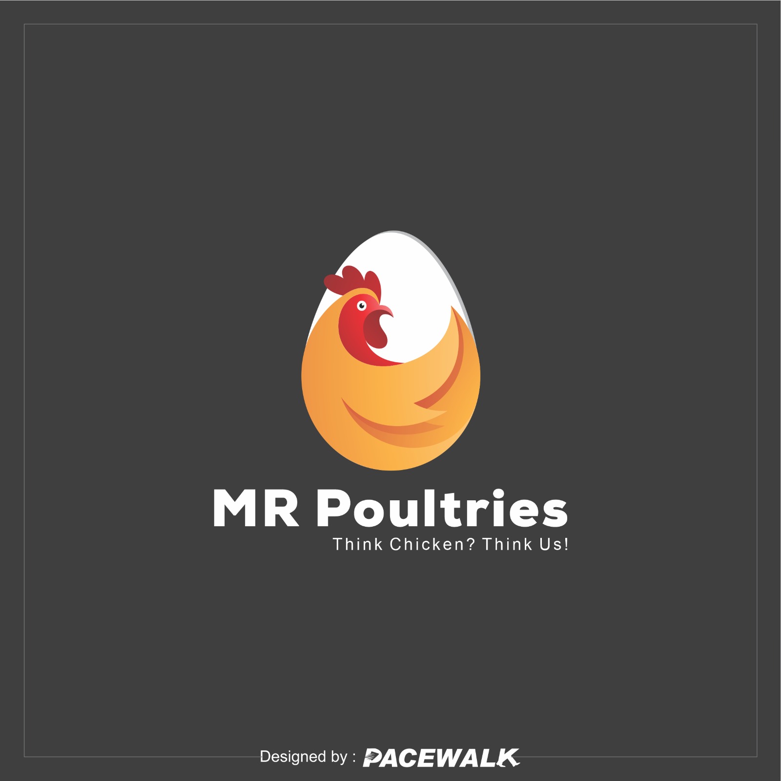 MR Poultries agri brand logo design by Pacewalk
