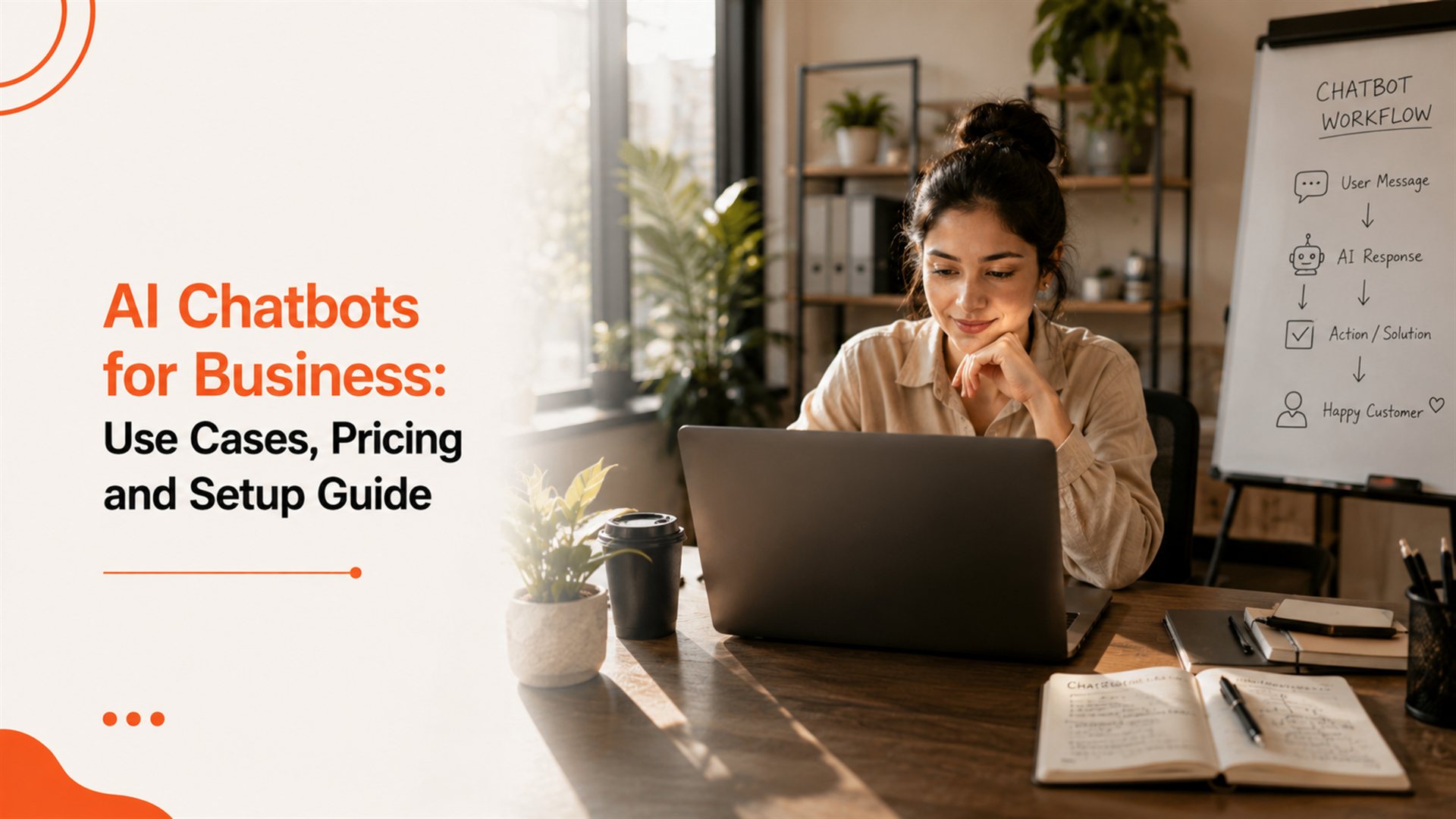AI Chatbots for Business: Use Cases, Pricing and Setup Guide — Pacewalk blog cover