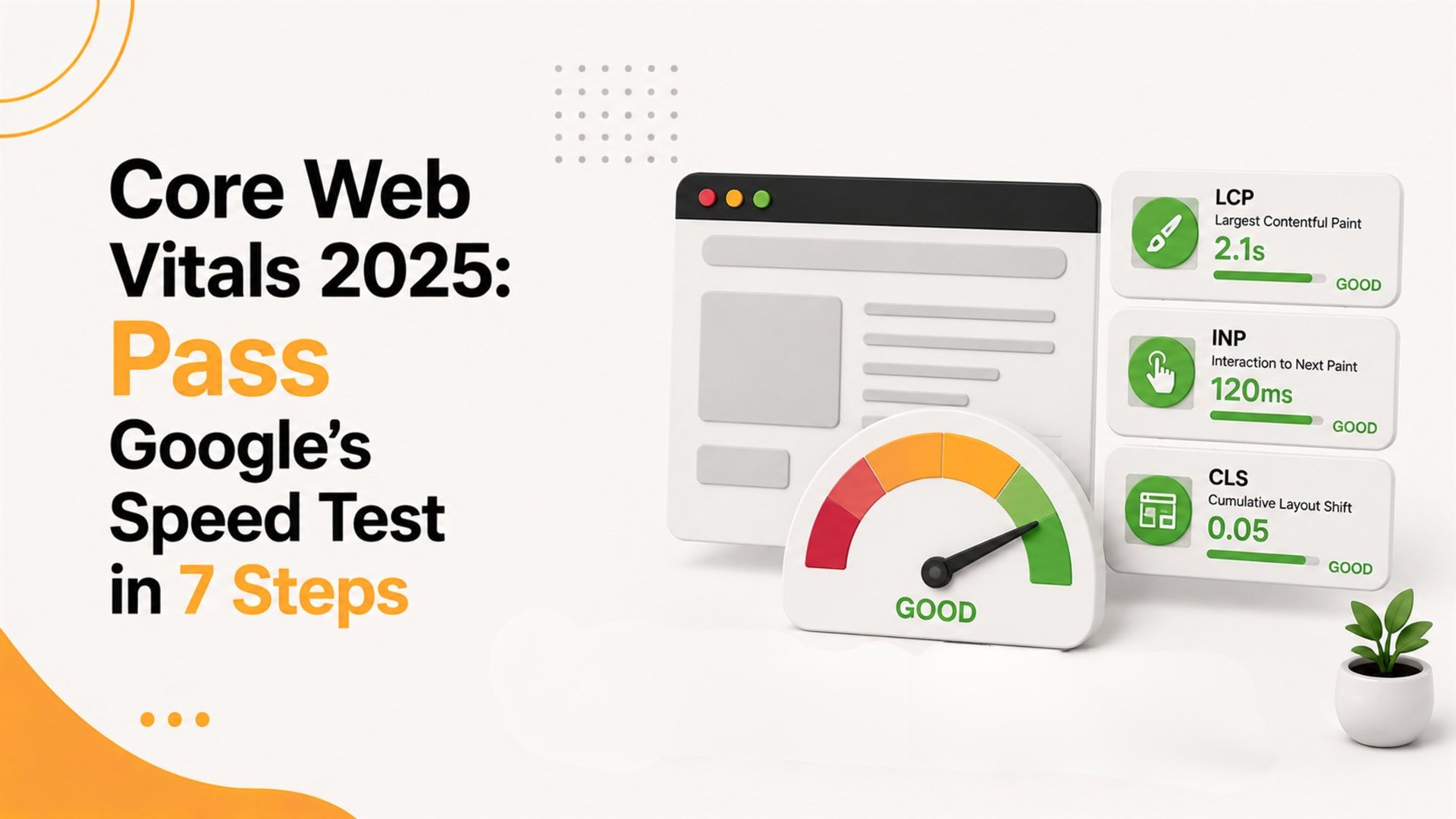 Core Web Vitals 2025: Pass Google's Speed Test in 7 Steps — Pacewalk blog cover
