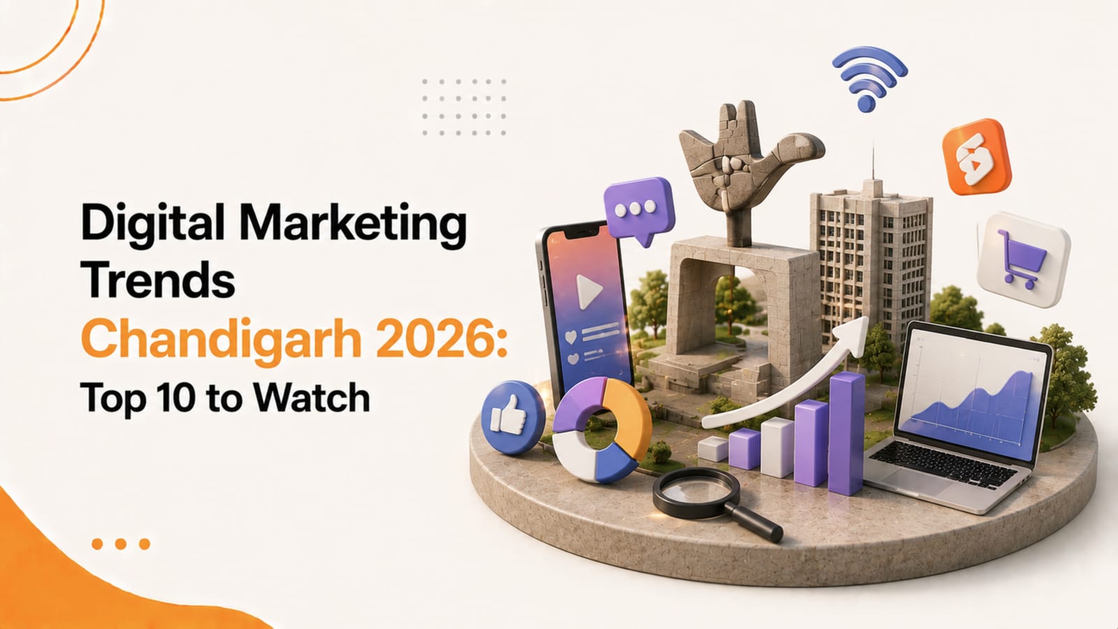 Digital marketing trends in Chandigarh 2026 — top 10 trends to watch including AI and local SEO, by Pacewalk