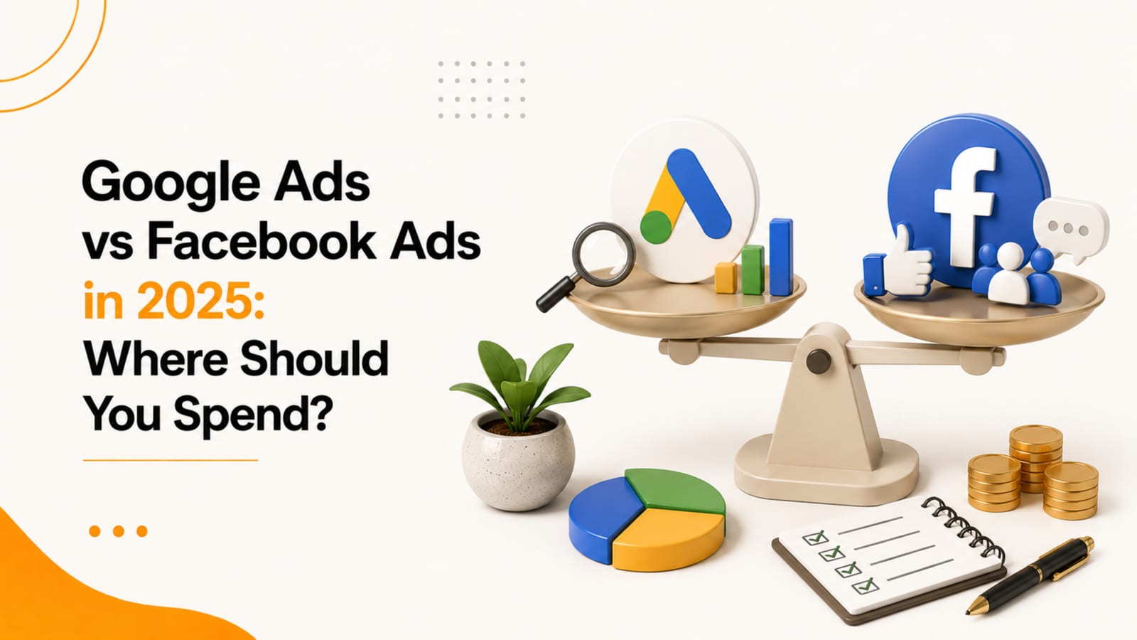 Google Ads vs Facebook Ads — where should you spend your ad budget in 2026, compared by Pacewalk