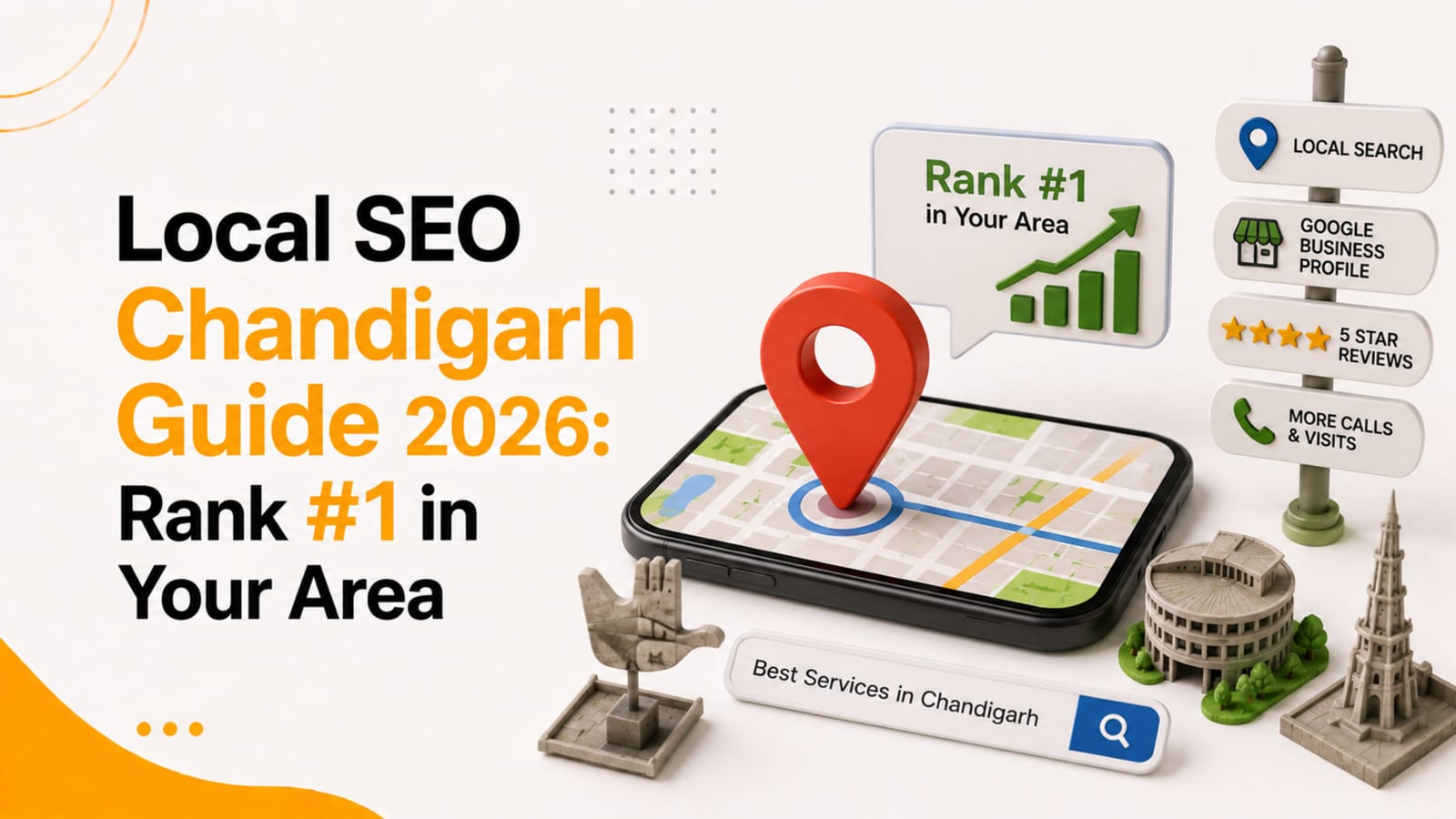 Local SEO Chandigarh guide 2026 — rank #1 in your area with Google Business Profile, local search, 5-star reviews and more calls & visits, by Pacewalk