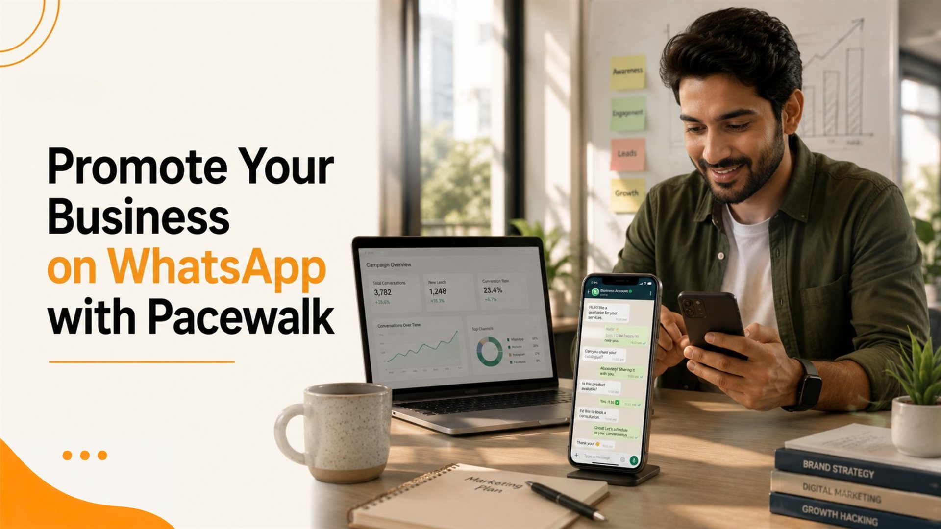 Promote your business on WhatsApp - Pacewalk WhatsApp Marketing for Chandigarh, Mohali, Tricity & India