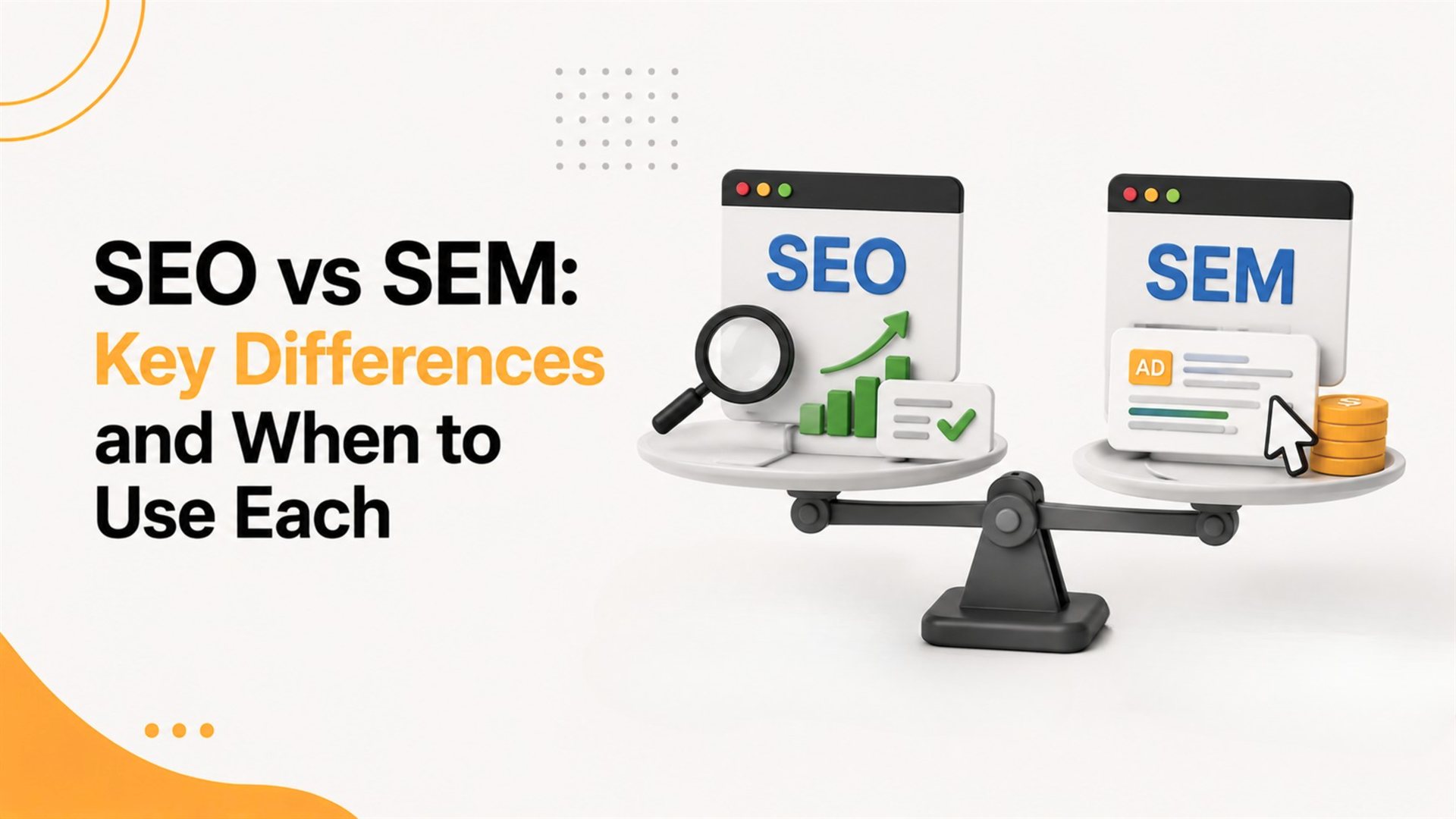 SEO vs SEM: Key Differences and When to Use Each
