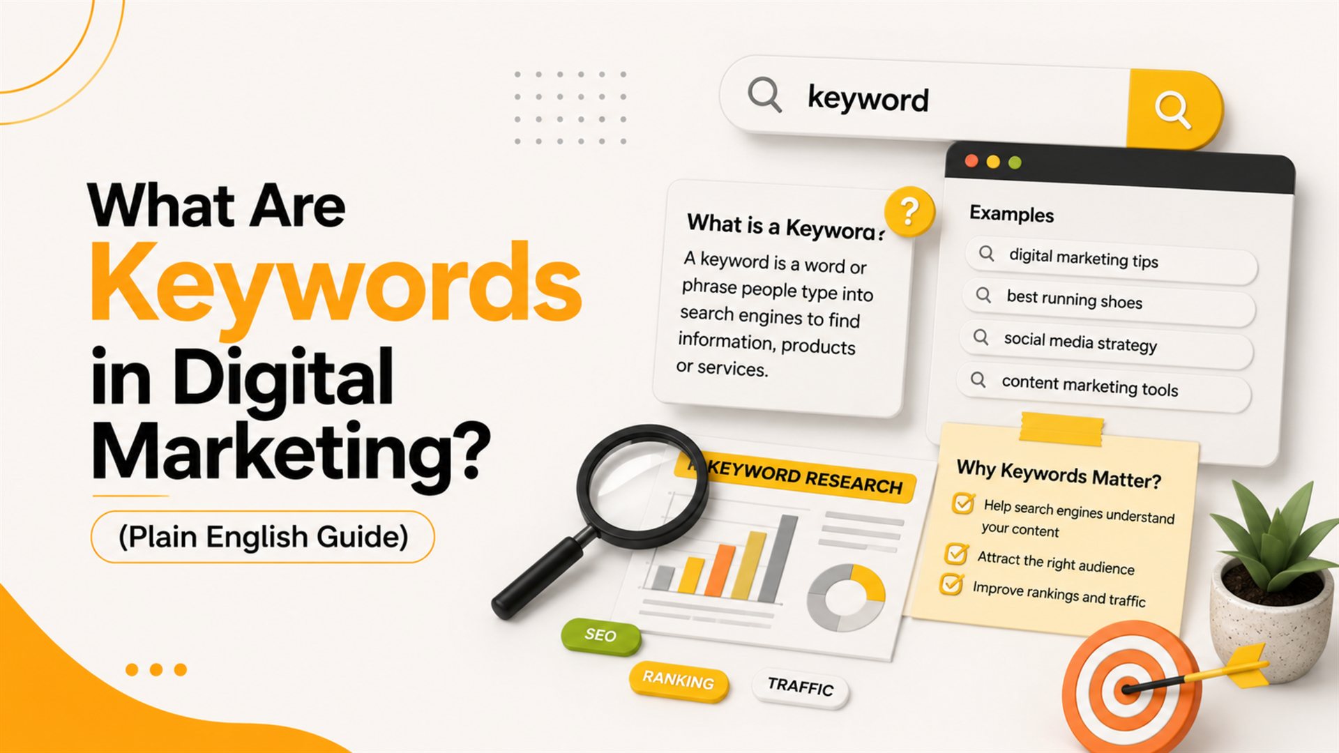 What Are Keywords in Digital Marketing? (Plain English Guide)