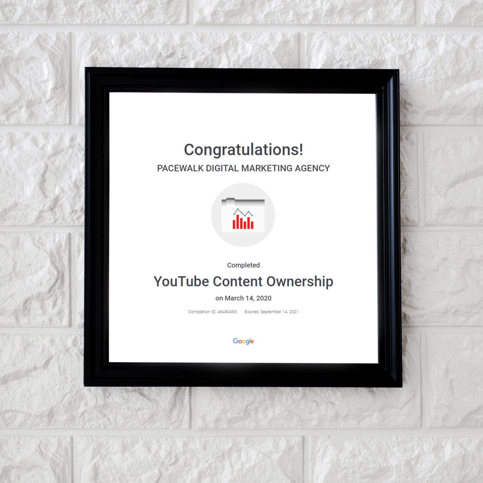 YouTube Channel Ownership — Pacewalk certified