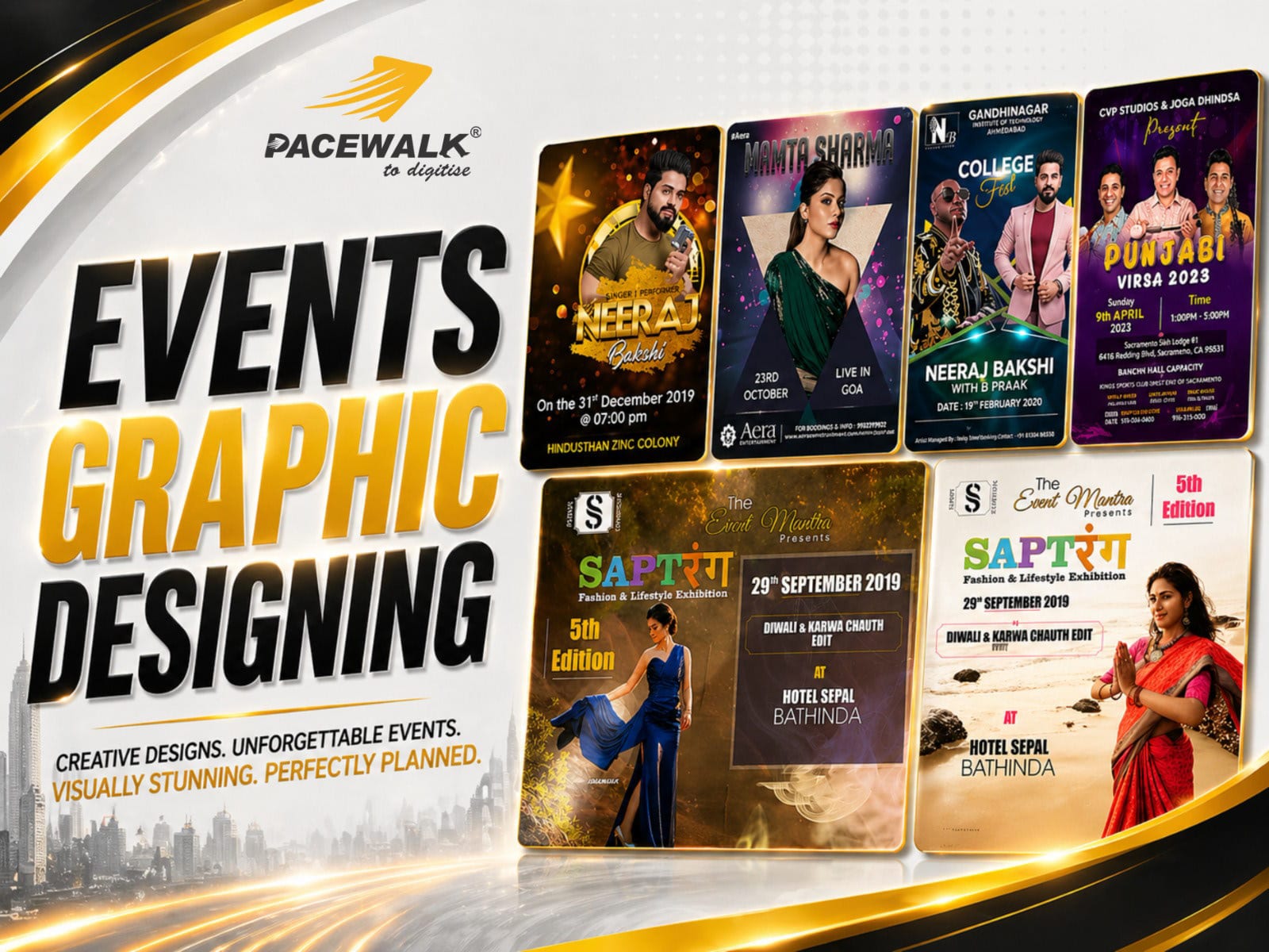 Events Graphic Designing For Clients