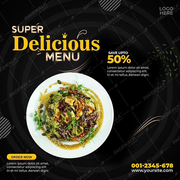 Bar/Lounge/Food Company Promo — Social Media Creatives by Pacewalk (design 51)