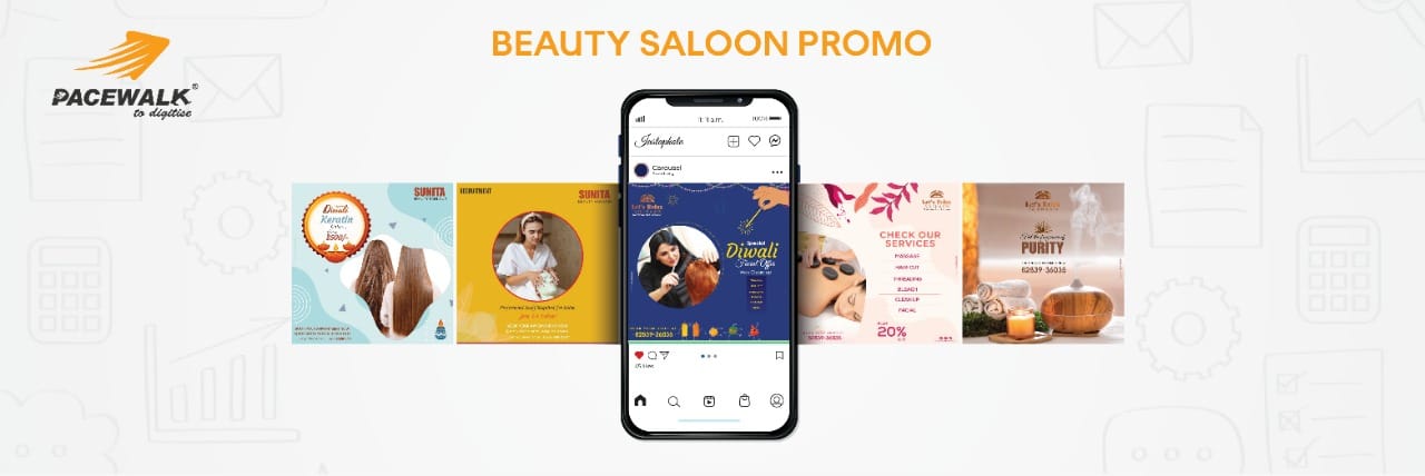 Beauty Salon Promo — Social Media Creatives by Pacewalk (design 1)
