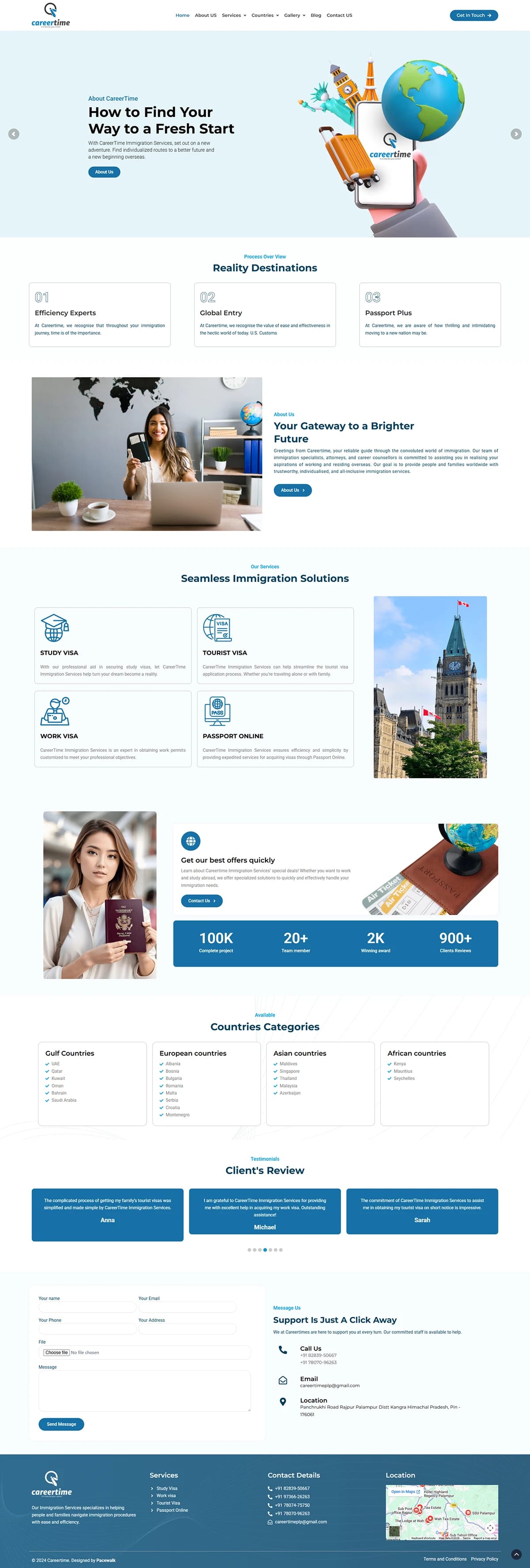 Customized Website Design For Clients — Website Design by Pacewalk (design 3)