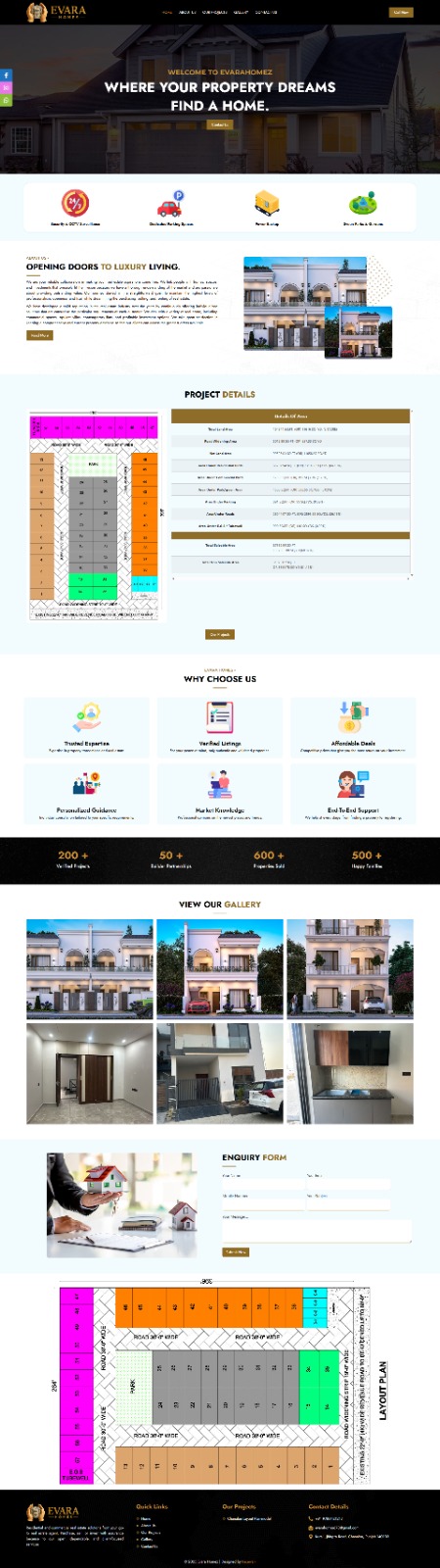 pacewalk real estate website design portfolio