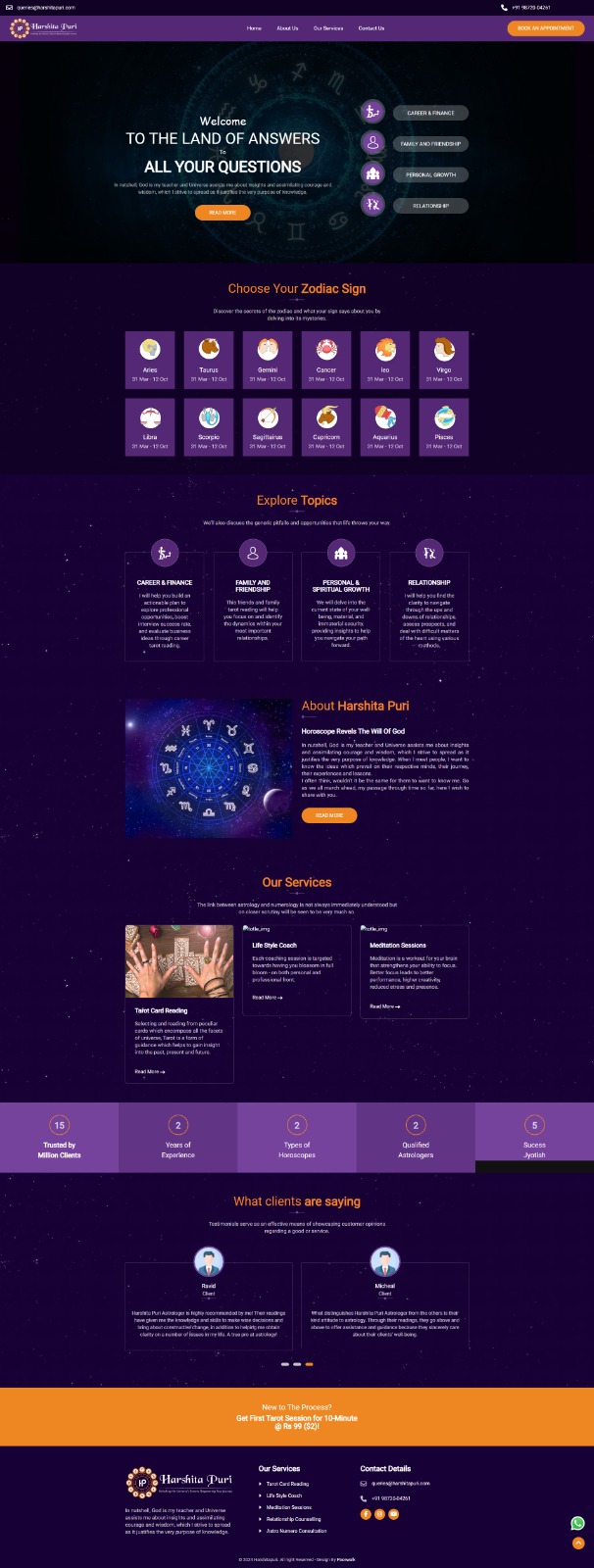 pacewalk travel & tours website design portfolio