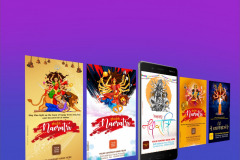 mata ki chowki invitation ecards