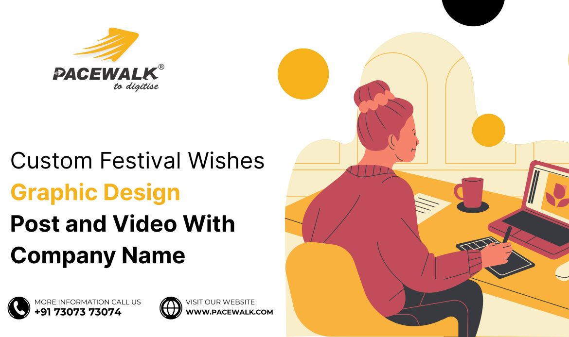 Custom Festival Wishes Graphic Design Post and Video With Company Name