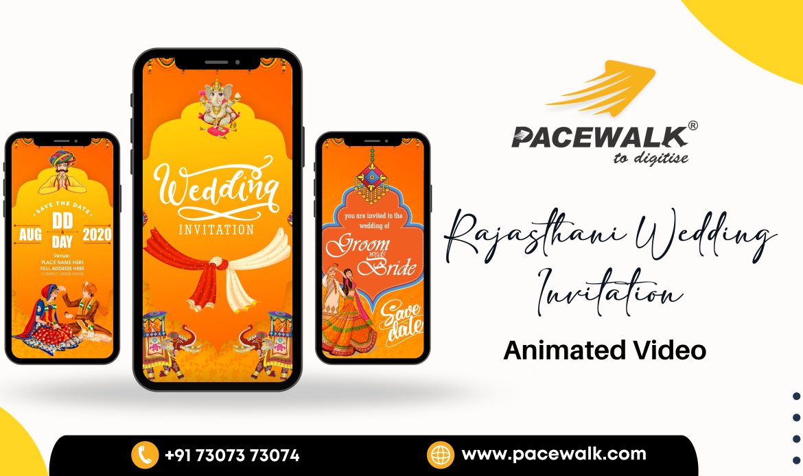 Rajasthani Wedding Invitation Animated Video