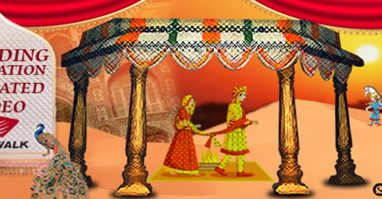 Rajasthani Wedding Invitation Animated Video
