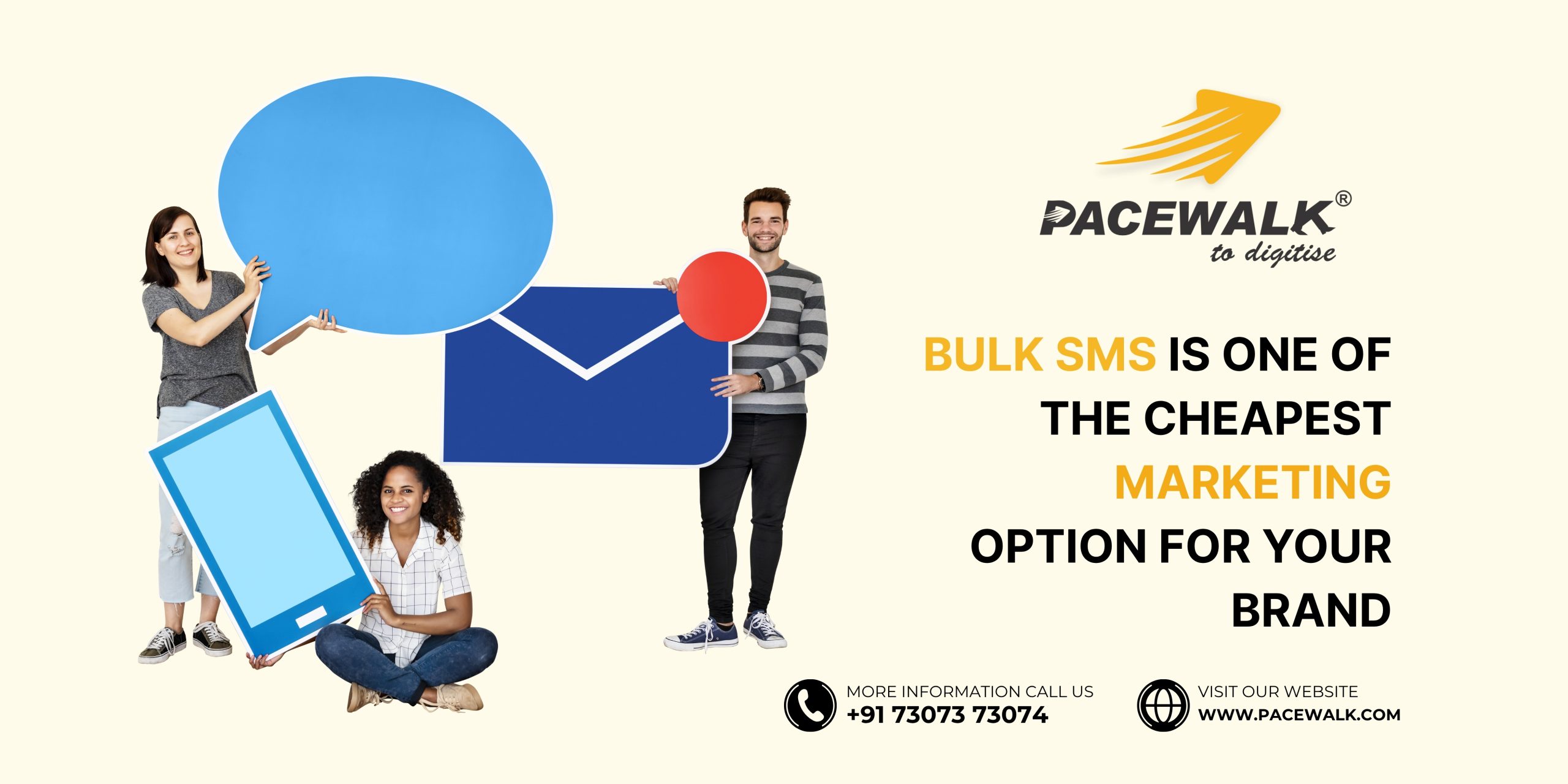 Bulk SMS is one of THE CHEAPEST MARKETING OPTION FOR YOUR BRAND