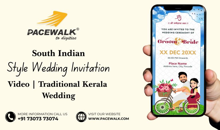 South Indian Style Wedding Invitation Video Traditional Kerala Wedding