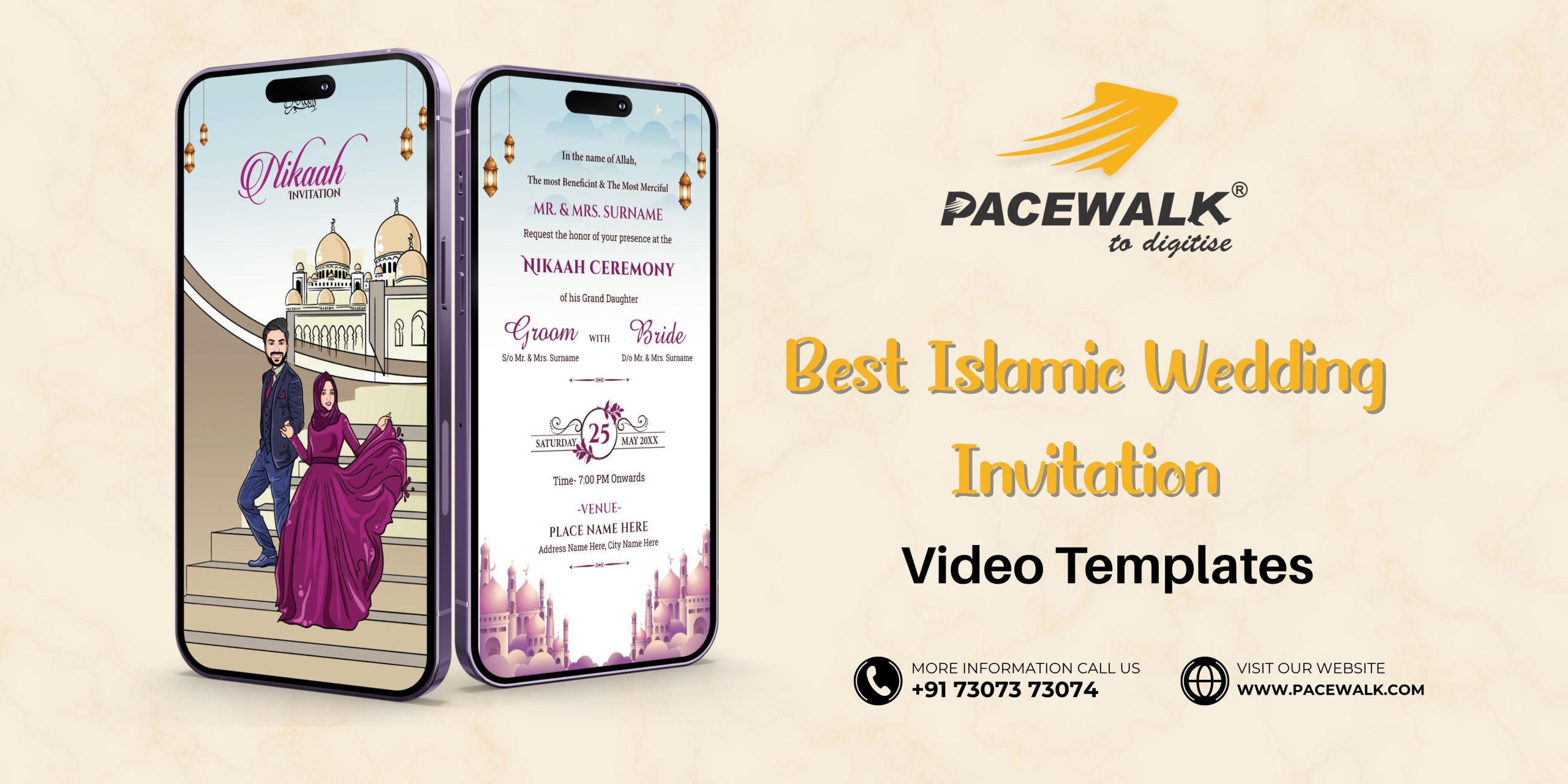 Best Islamic Wedding Invitation Video Templates