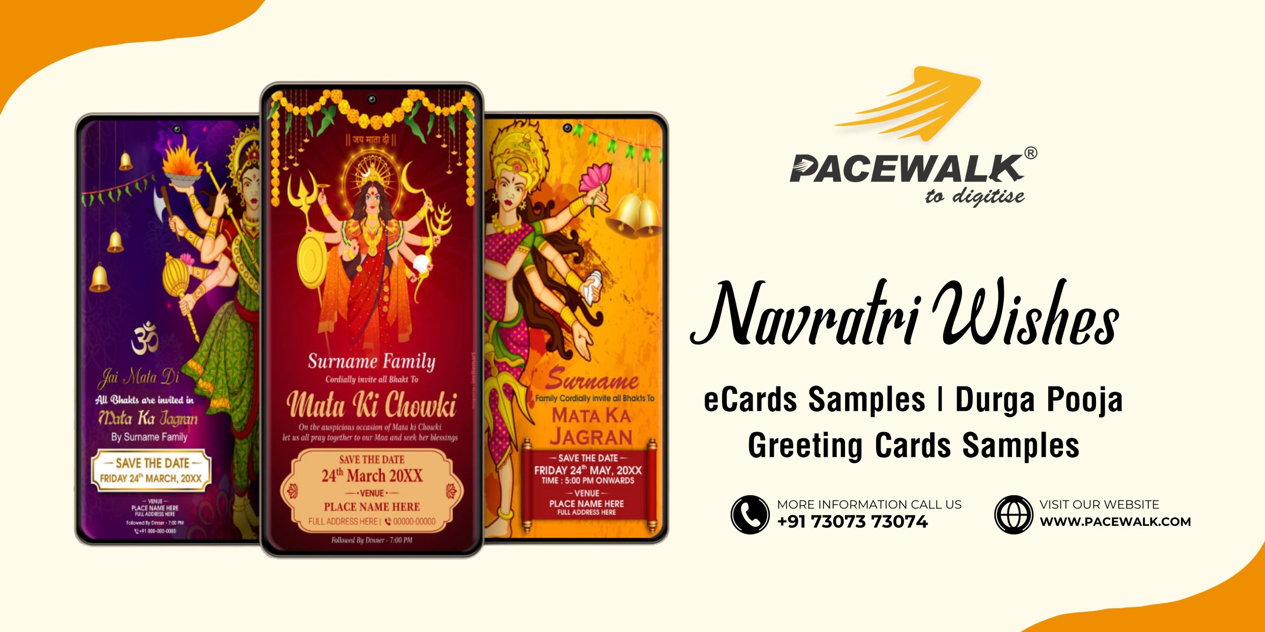 Navratri Wishes eCards Samples Durga Pooja Greeting Cards Samples