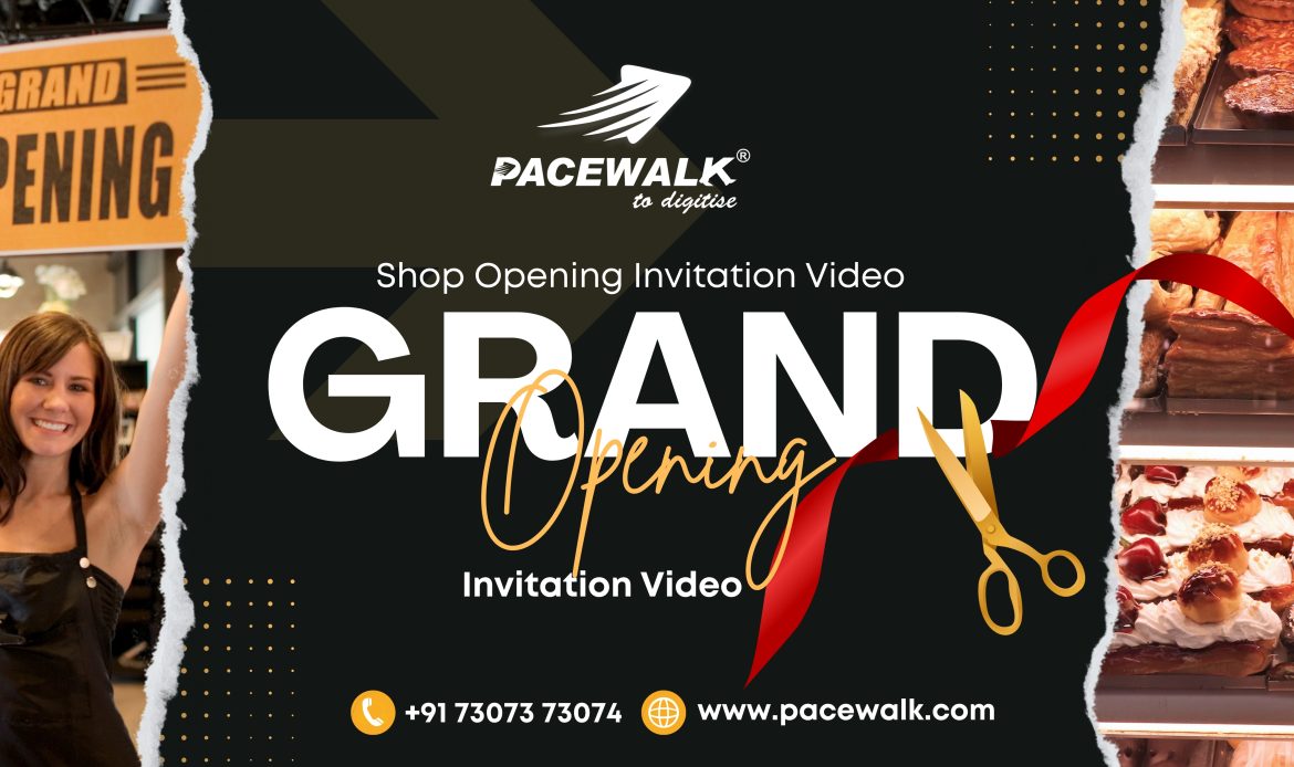 Shop Opening Invitation Video Grand Opening Invitation Video