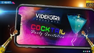 Cocktail Party Invitation Video