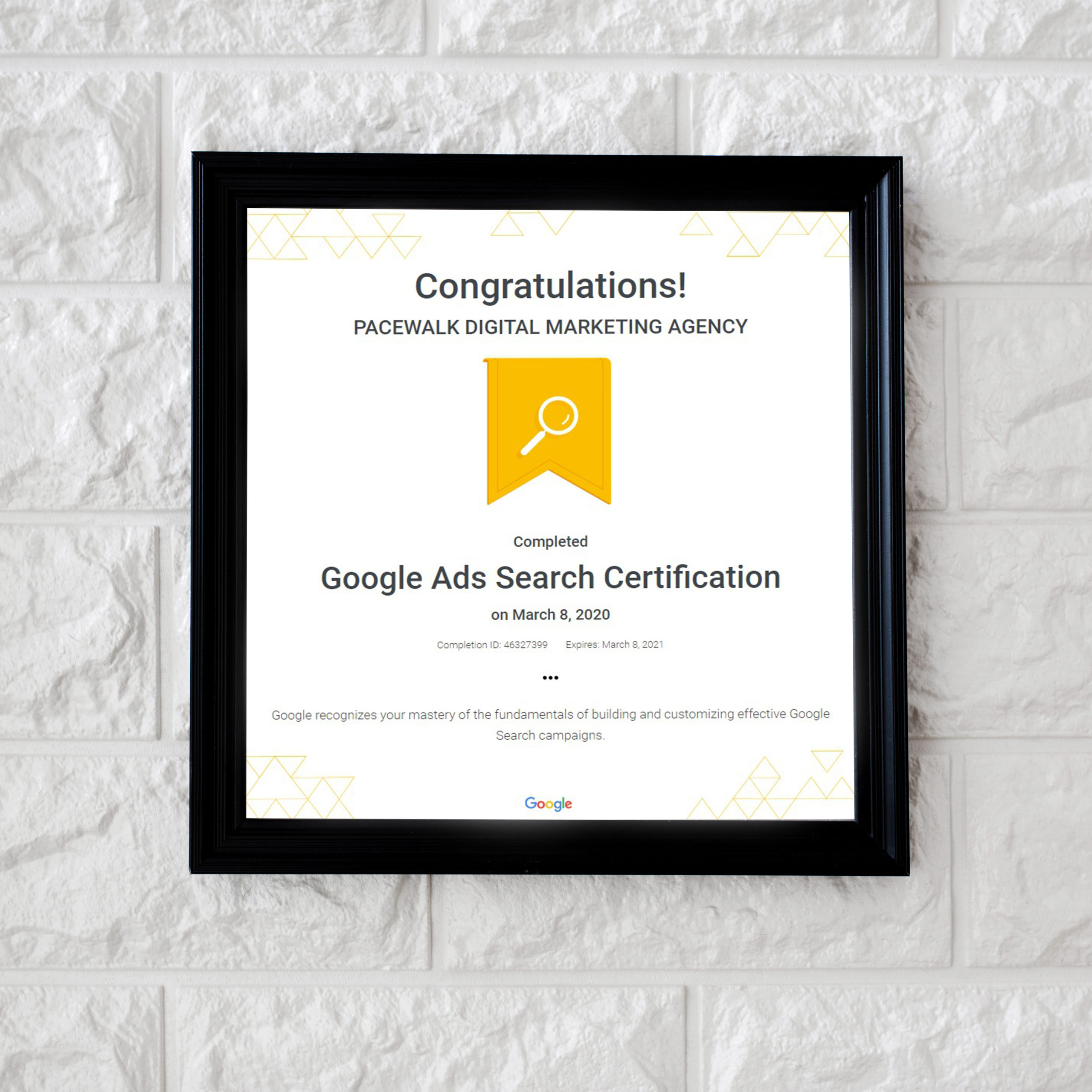 Google Certified Company in Chandigarh