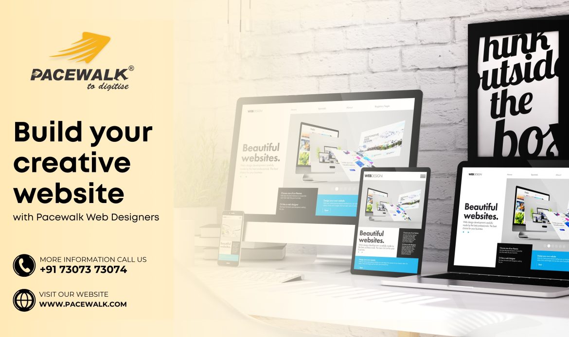Build your creative website with Pacewalk Web Designers
