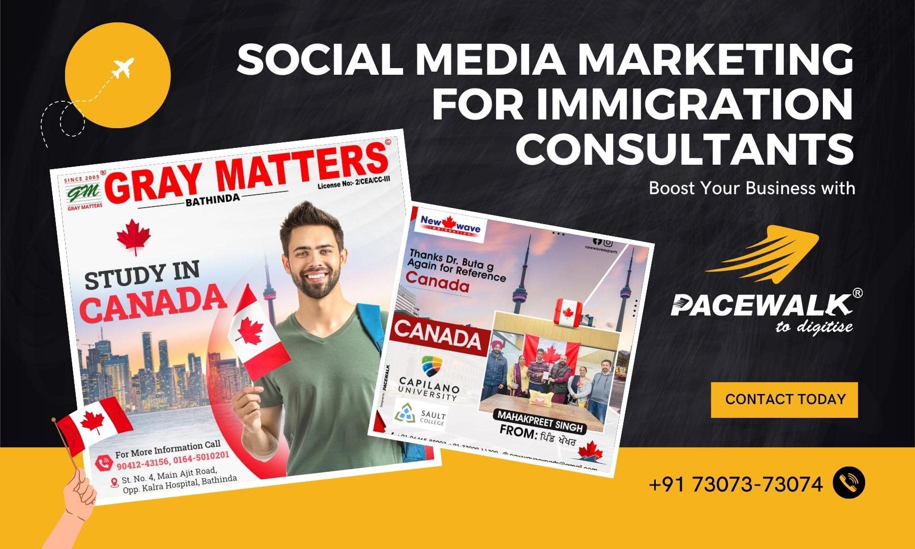 Social Media Marketing for Immigration Consultants PACEWALK Social Media Marketing for Immigration Consultants
