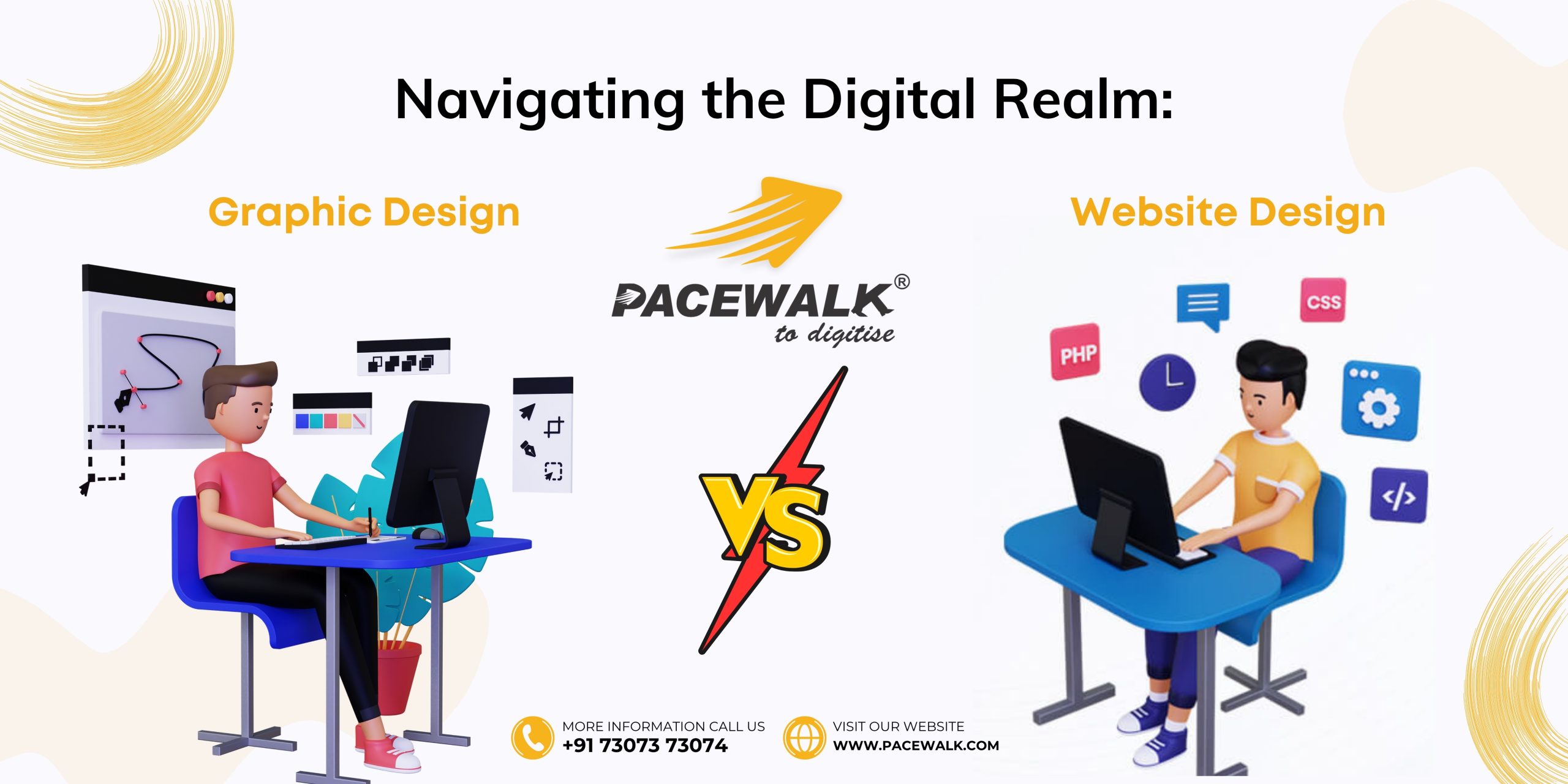 Navigating the Digital Realm Website Design vs Graphic Design